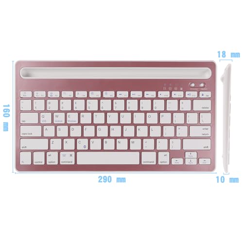 Sunffice Wireless Bluetooth Keyboard With Integrated Stand, Support Multi Devices For Iphone/Ipad/Tablet/Pc thumb #7