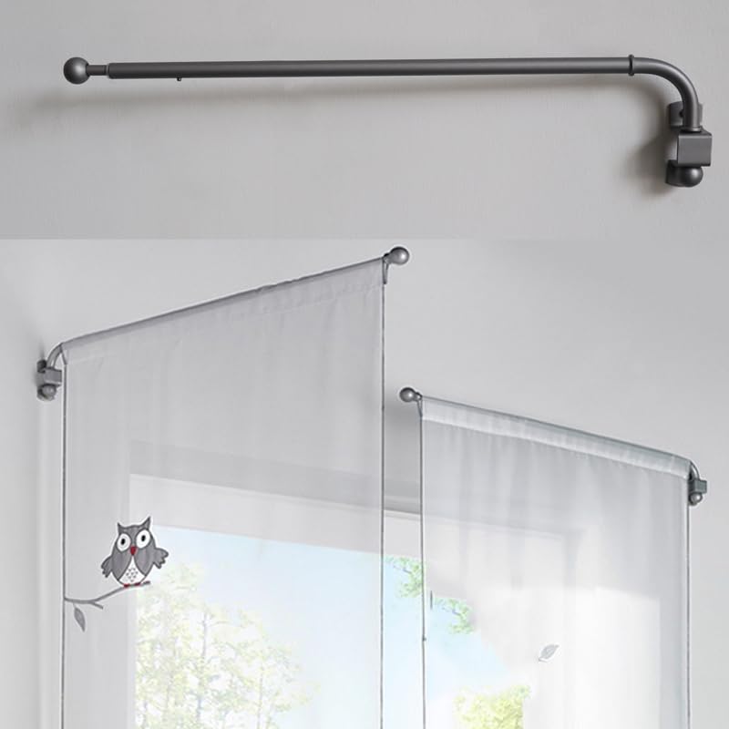 Swing Arm Rods?Set of 2?, 0.47inch Diameter, 15.8-inch to 27.5-inch, silver gray