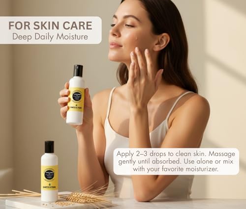 Image of Earth N Pure Wheat Germ Oil (Gehu Oil) Cold Pressed, Natural and Therapeutic Grade - 30 ml