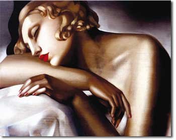 Tamara De Lempicka - La Dormeuse Art Print 36 x 24