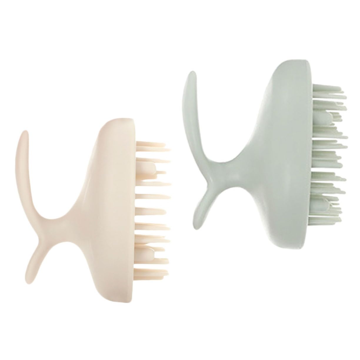 2 Series Cepillo De Champú Cerda Cuero Cabelludo Caspa Ducha Jabali Desenredar Cepillo De Masaje Depurador De Pelo De Cabeza Depurador De Cabeza Masajeador Tpe 2 Piezas*2