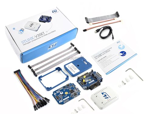 STLINK-V3SET Microcontrollers ST STM8 and STM32 MCU USB Swim JTAG SWD Modular Stand-Alone in-Circuit Debugger Programmer (SPI, I2C, CAN, GPIOs) @XYG