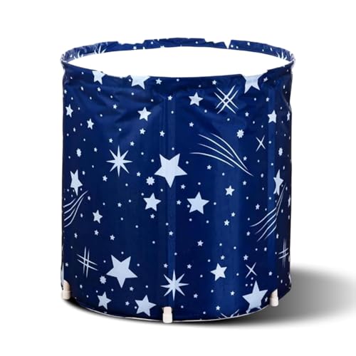 Image of Bath tub for adult for bathroom Tub for Home SPA, Maintains Hot & Cold Temperature, Drainage Hole, Thickened Layer for Hot and ice bath tub for adults (Star Round)