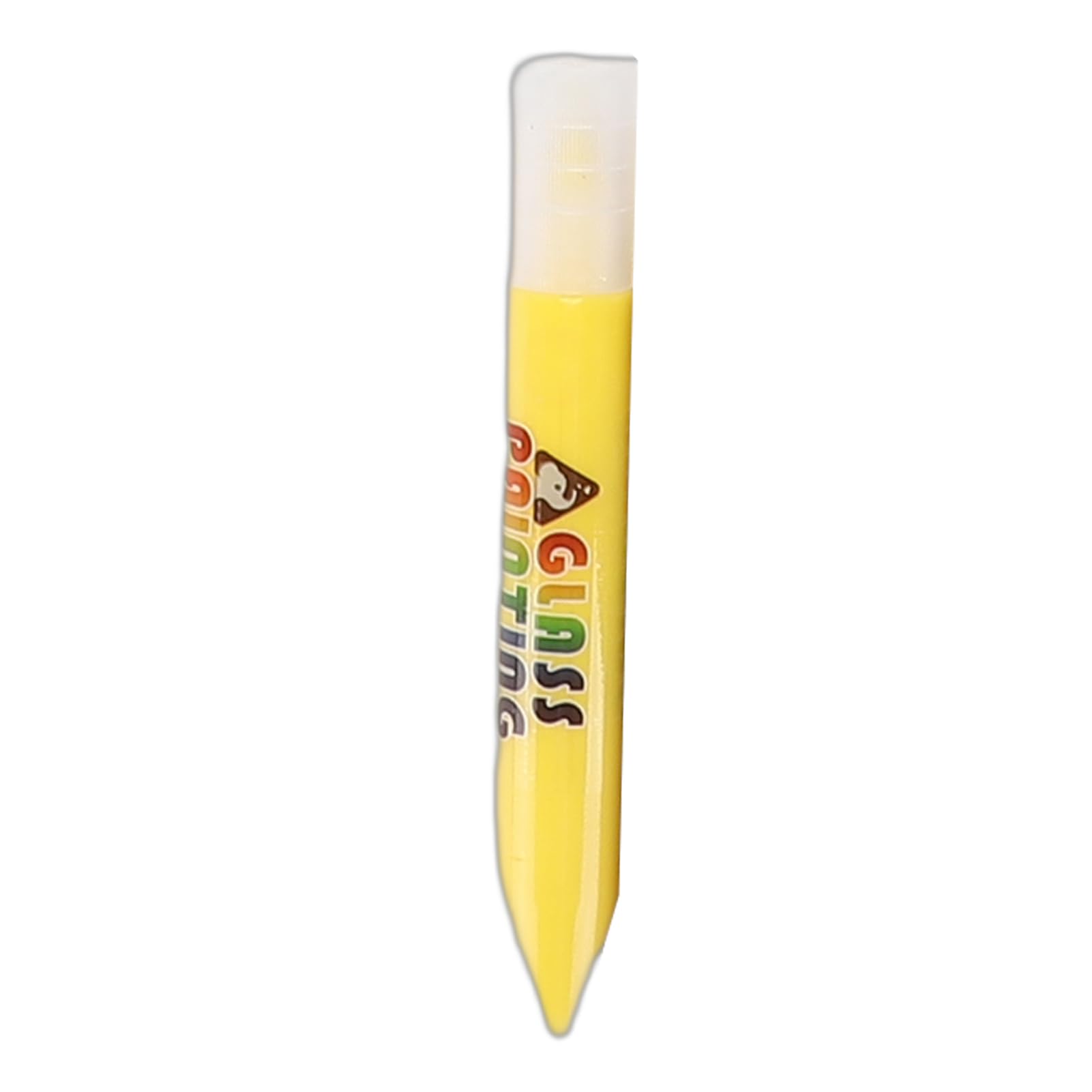 Kit de pintura con pegamento de cristal que no requiere horneado para un arte infantil seguro (W666-A Patrón de pastel de cuento de hadas)