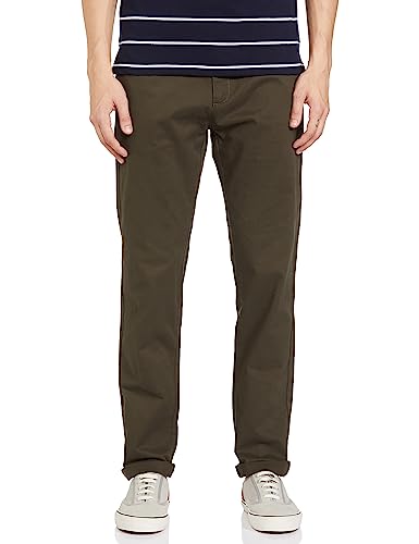 Image of Max Men's Mid Rise Slim Fit Stretch Chinos