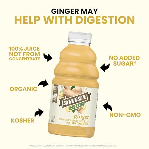 Image of R.W. Knudsen Ginger Juice Organic, 32 fl oz (Pack of 1)