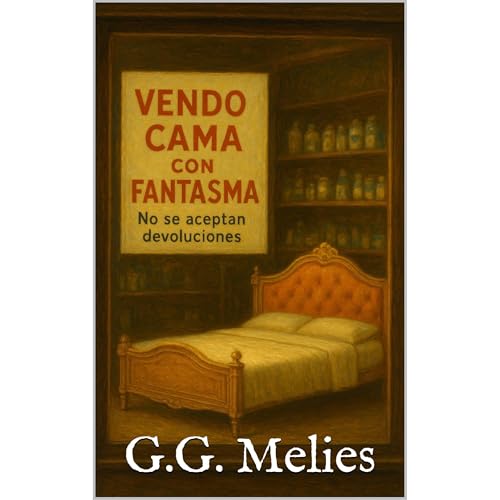 Vendo cama con fantasma Audiolibro Por G.G. Melies arte de portada