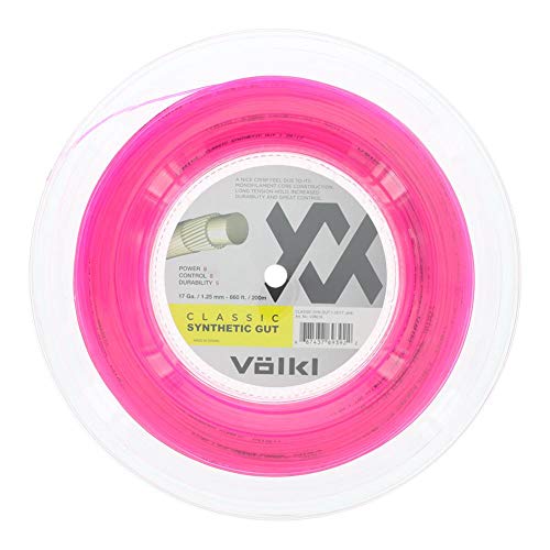 Volkl Classic Synthetic Gut | Tennis Racquet String | All Around | Nylon-Based Center Core.