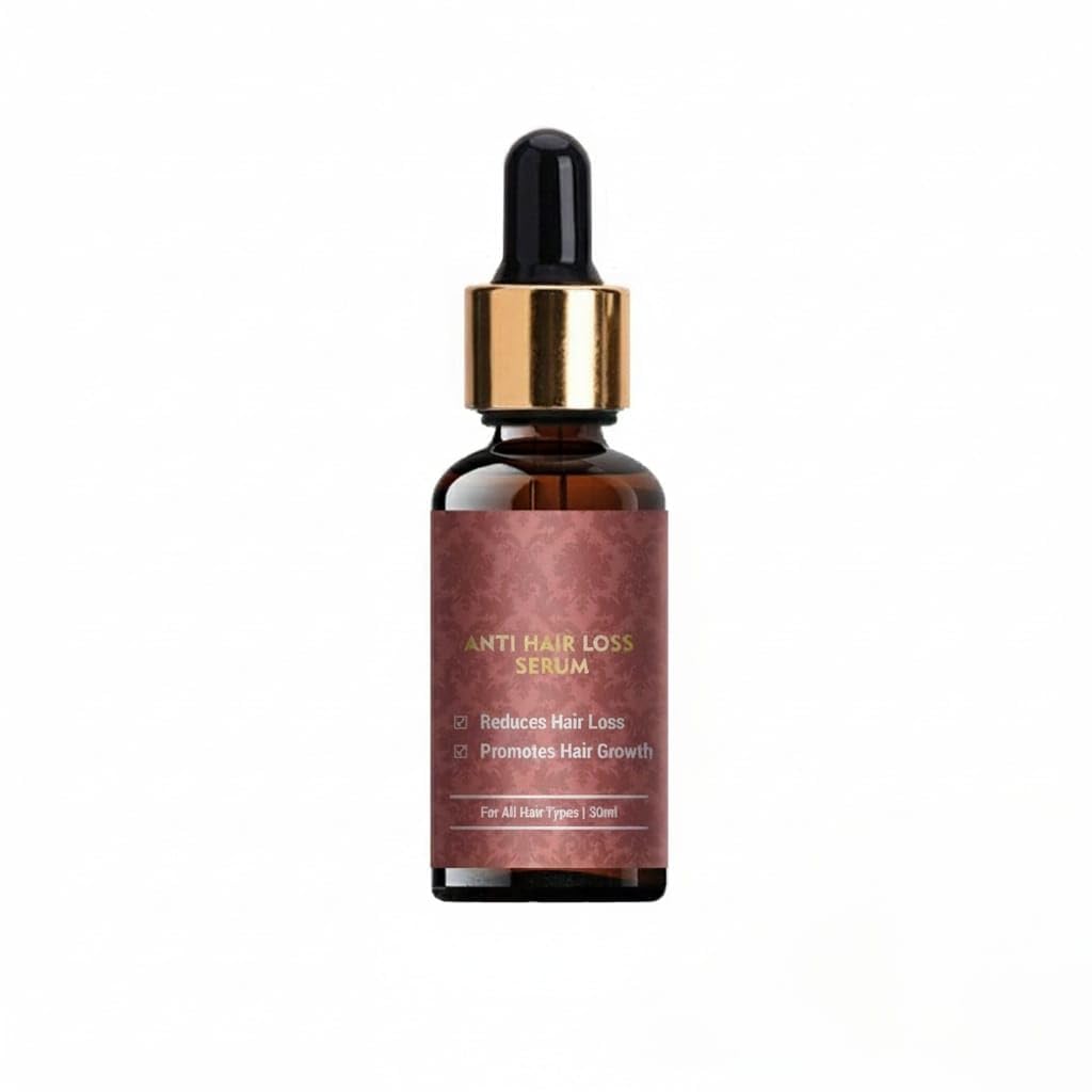 DIIX Hair Serum for Men and Women | For Hair Fall | with Sweet Basil Ext, Pea Sprout Ext, Amla, Brahmi & Bhringraj, 30ml