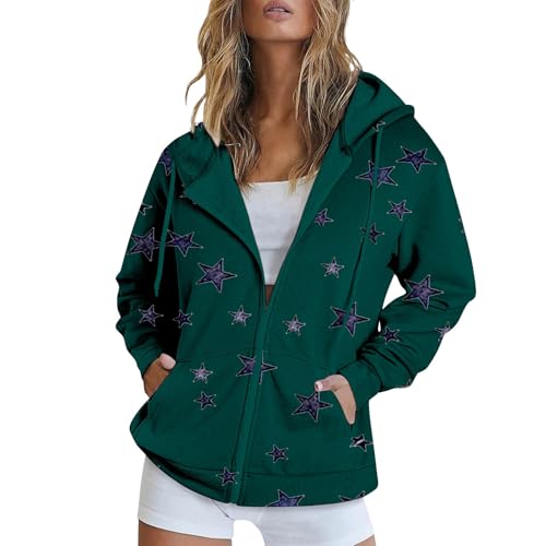 Angebote Tages Blitzangebote Warehouse Deal Herbstjacke Damen Elegant Winterjacke Trainingsjacke Lose Bedruckte Hoodie Jacke Für Damen Strickjacke Damen Mit Reißverschluss Winterjacken Für Damen Sale