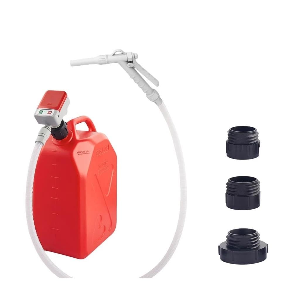 Bomba de Transferencia de Combustible con Parada automática, Extractor de Queroseno diésel de 12 V CC con Manguera de 51 Pulgadas (no Incluye Tambor de Aceite)