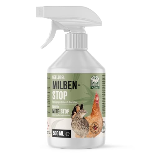 AniForte Aerosol para Pollos y Aves de Corral 500 ml - contra ácaros y parásitos, ácaros del Polvo, Aerosol Ambiental y Aerosol de Contacto, para infestaciones agudas y Medidas preventivas