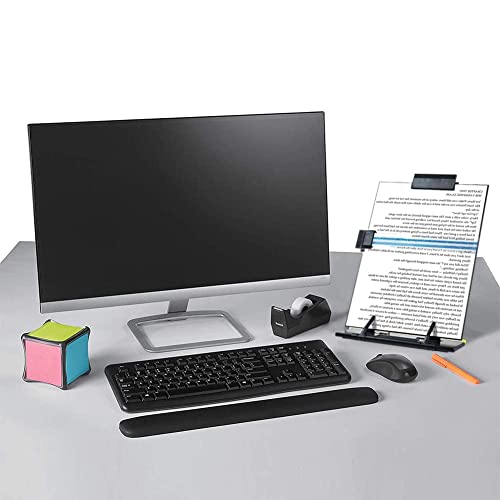 Powerking Black Metal Desktop Document Holder With 7 Adjustable Positions, 35.3Cm X 20.8Cm #TOP5