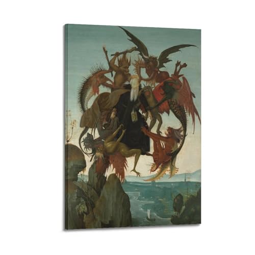 Poster sur toile Buonarroti Torment de qualité supérieure pour une décoration d'intérieur
