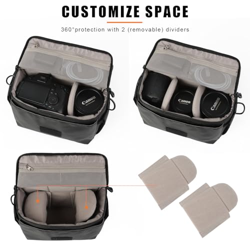 Bolso para cámara DSLR pequeño impermeable y compacto miniatura 3