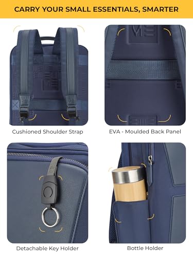 Image of EUME Premium 15.6 in Laptop bags for Men & Women Office Use | Stylish Backpack Bag | Spacious Backpack for Travelling | 24L Omega