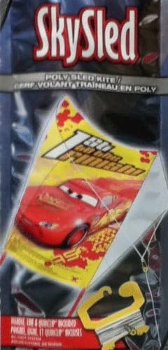 DISNEY PIXAR CARS 24" KITE~1ST TO THE FINISH~BRAND NEW~READY TO FLY~MAKES A NICE CHRISTMAS GIFT!