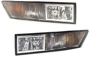 CarLights360: For Cadillac Escalade ESV Fog Light 2007-2014 Pair Driver and Passenger Side | w/Bulbs | DOT Certified | GM2592163 + GM2593163