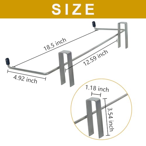witbee 2Pcs Bee Hive Frame Holder, Stainless Steel Frame Grip Tool Beehive Frame Perch for Honey Harvesting and Inspection Beekeeping by witbee - Used condition - Image 4