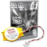 Rome Tech CMOS Battery for Lenovo ThinkPad X40, X41, X41T - Laptop Backup BIOS RTC 3V CR2032 with 3 Pin 3 Wire Cable