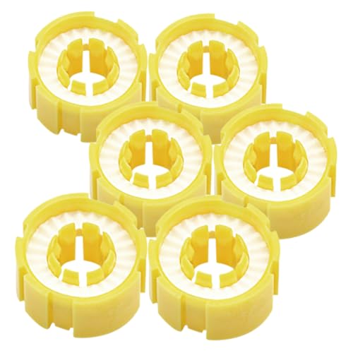 Canettes gonflables jaunes pour réparer un gilet de sauvetage avec ce lot de 6 SUPVOX