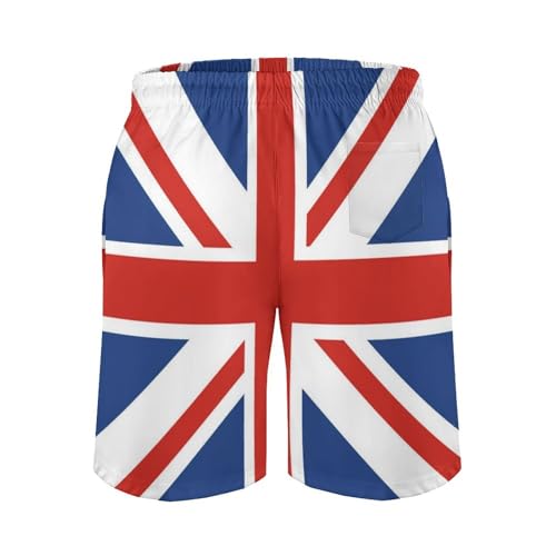 Union Jack UK Flag Men's Swim Trunks Quick Dry Bathing Suit Swimming Shorts Beach Swimwear3