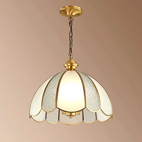 Plafonnier suspension E27 en cuivre luminaire vintage loft 26cm