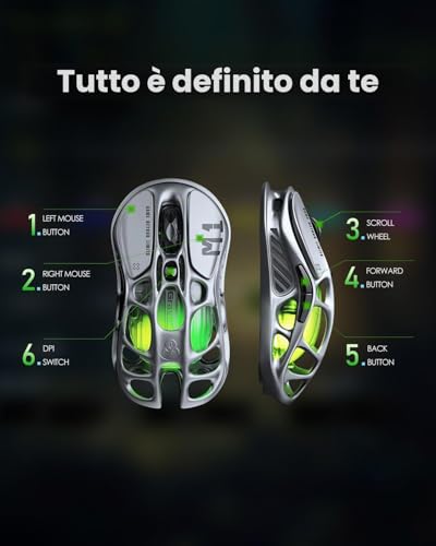Mouse da Gioco Senza Fili Mercury M1 PRO - Mouse gaming - Immagine 5