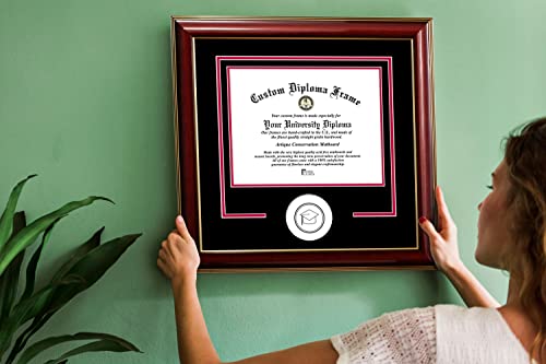 Campus Images North Carolina Tar Heels 14w x 11.5h Classic Spirit Logo Diploma Frame