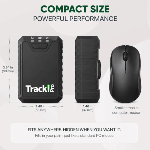Image of Tracki Pro GPS Tracker for Vehicles up to 12 Months Waterproof Magnetic Asset Real time Tracker 4G LTE Long Battery Life 2-12 Month, Unlimited Distance, Subscription Required, Speed Monitor, Geofence