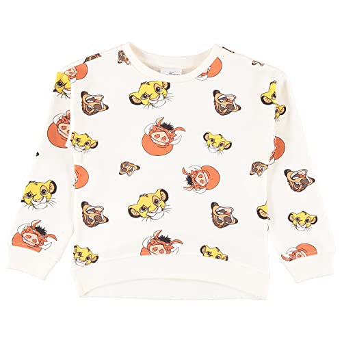 Image of Disney Girls Sweatshirt & T-Shirt Set - Minnie Mouse & Lion King Clothing Set- Sizes 4-16