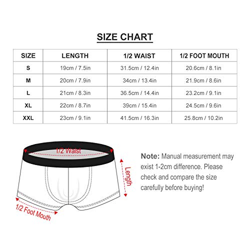 School Bus Hawaiian Men's Boxer Briefs Soft Underwear Breathable Trunks with Waistband2