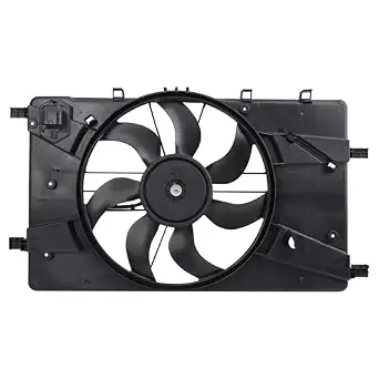 TRQ Radiator Cooling Fan Assembly for 2011–2015 Chevrolet Cruze and 2016 Cruze Limited (GM3115246)