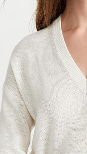 Image of Theory Women's Long Sleeve V-Neck Cashmere Pullover Sweater