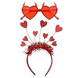 lunette soleil st laurent Bandeau en forme de coeur à paillettes: Le bandeau élastique convient à la plupart des filles, pas facile de tomber de la tête, et l'apparence brillante et mignonne est un bel accessoire à porter lors de la fête de la Saint-Valentin, vous faisant vous démarquer dans la foule.