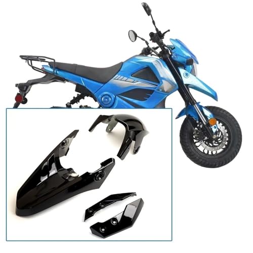 Kit Garde-Boue Moto Anti-Projections en ABS Noir Résistant