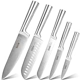 Aço inoxidável Conjunto de 5 Peças, Jogo de Facas, Faca, Facas, Conjunto de Facas