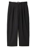 [エクストララージ] ワイドタックパンツ WIDE TUCK PANTS 101253031009 BLACK 32inch