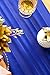SHERWAY 27 x 168 Inch Royal Blue Chiffon Wedding Table Runner, Extra Long 14FT Blue Tablecloth Table Overlay, Rustic Wedding Bridal Shower Baby Shower Party Table Decoration