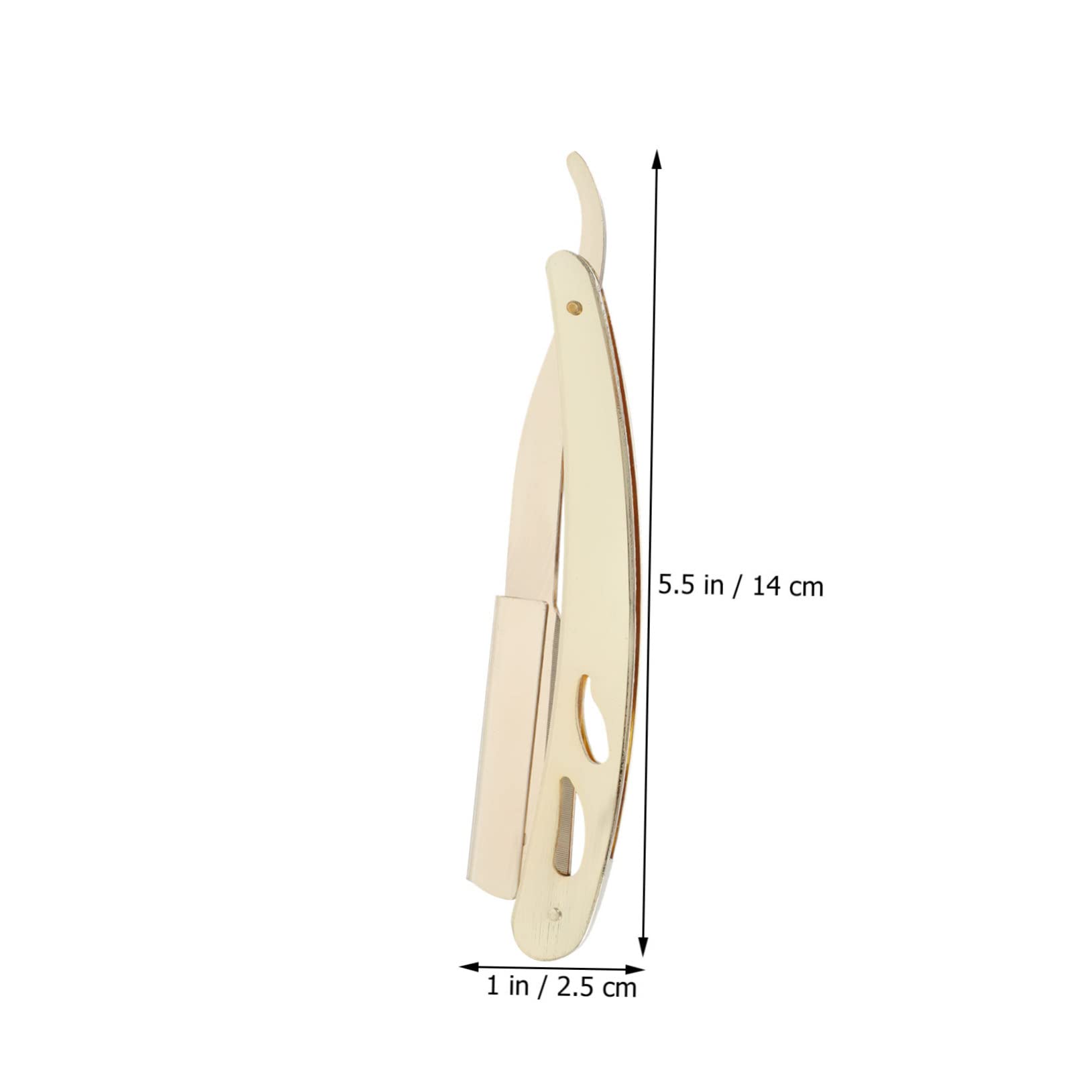 TOVINANNA Beard Trimming Tool Manual for Facial Hair Gold Eyebrow Shaver Dad or Husband