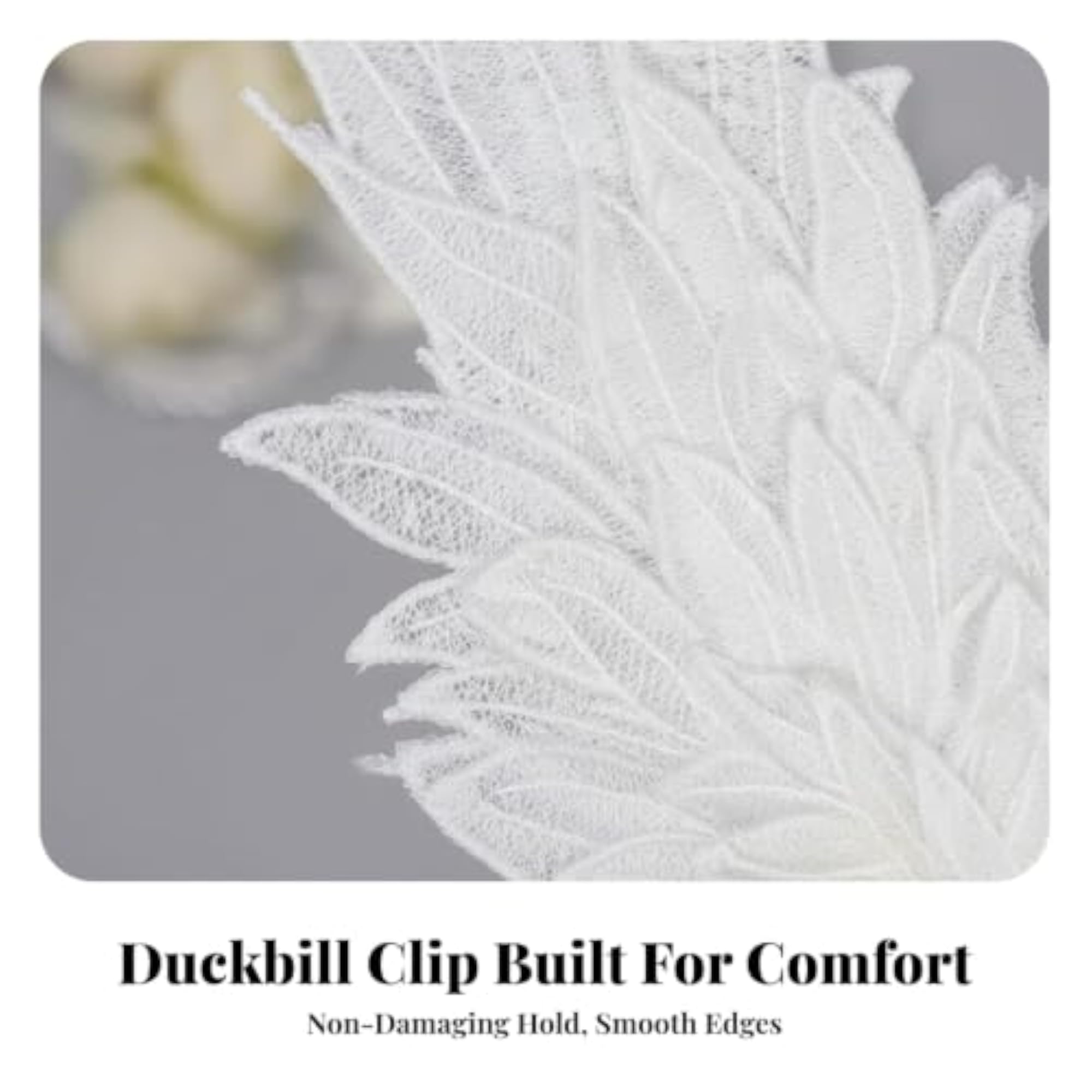 Lightweight Angel Wing Hair Clips, Handmade Barrettes