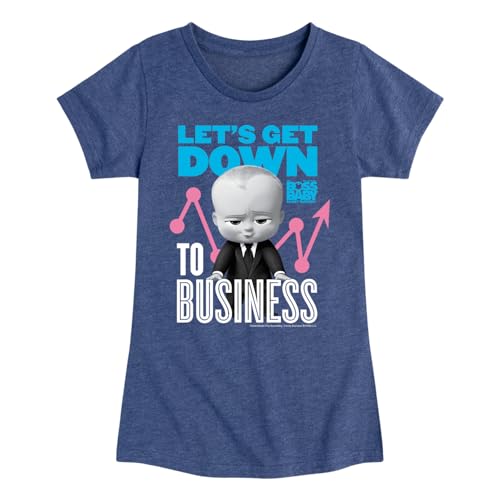 Boss Baby - Let's Get Down to Business - Toddler & Youth Girls Short Sleeve Graphic T-Shirt