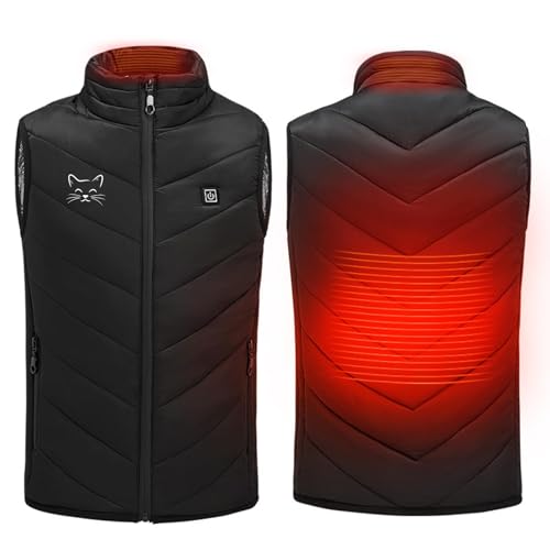 Heated Vest Kids Boys Girls Heated Body Warmer USB Charging Heated Gilet 3 Adjustable Temperature Heating Waistcoat3