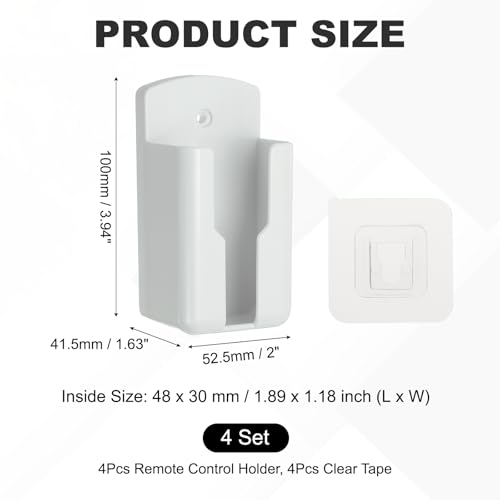 Rangement universel pour télécommande TV AC et lecteur multimédia mural - 3