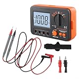 CYRENT Digital Insulation Tester 250V 500V 1000V DC Voltage Resistance Continuity Tester with LCD Display and Shoulder Strap