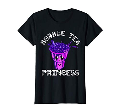 Bubble Tea Princess Tapioca Pearl Milk Boba Tea Sweet Drinks T-Shirt