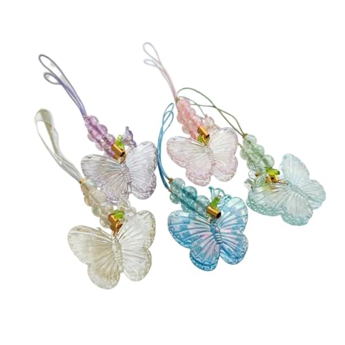 Cadena decorativa de mariposa para llevar el móvil en la muñeca