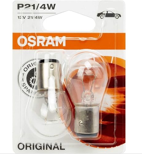 OSRAM 7528-02B Żarówka Halogenowa, Przezroczysty/Srebrny, 2 Sztuki
