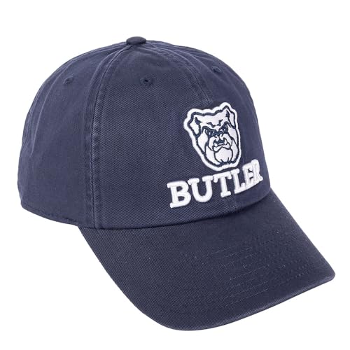 Desert Cactus Butler University Baseball Hat Bulldogs BU Brimmed Embroidered Hats Cap Adjustable Cloth Strap Adult (Style 2) Blue