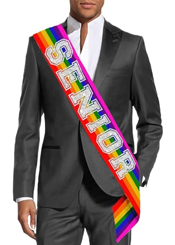 Senior Sashes Class of 2026 - Set of 6 PREMIUM GRADE SATIN Sash - High School Sports Gifts2